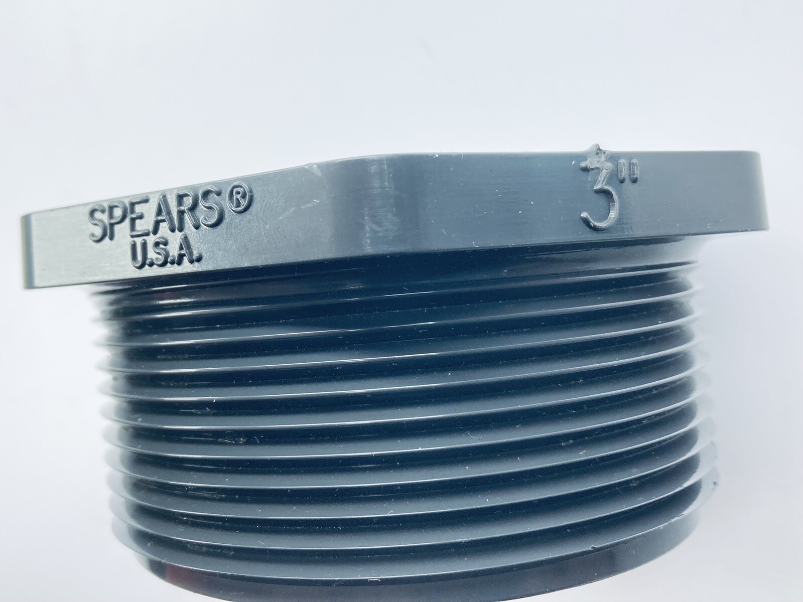 UNUSED SPEARS 850-030C THREADED 3″ PVCI PLUG SCH 80 MPT