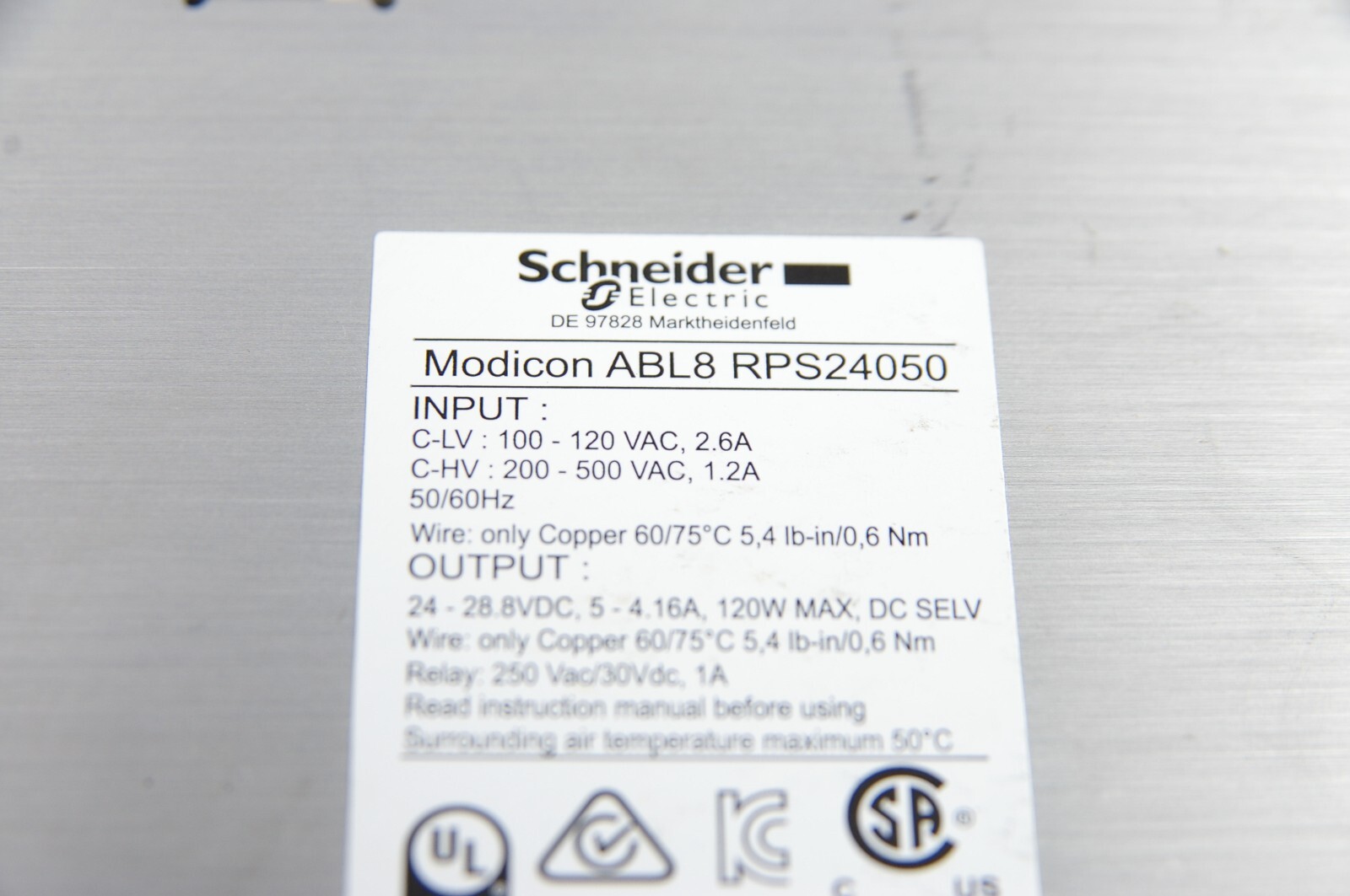 Schneider Electric ABL8RPS24050