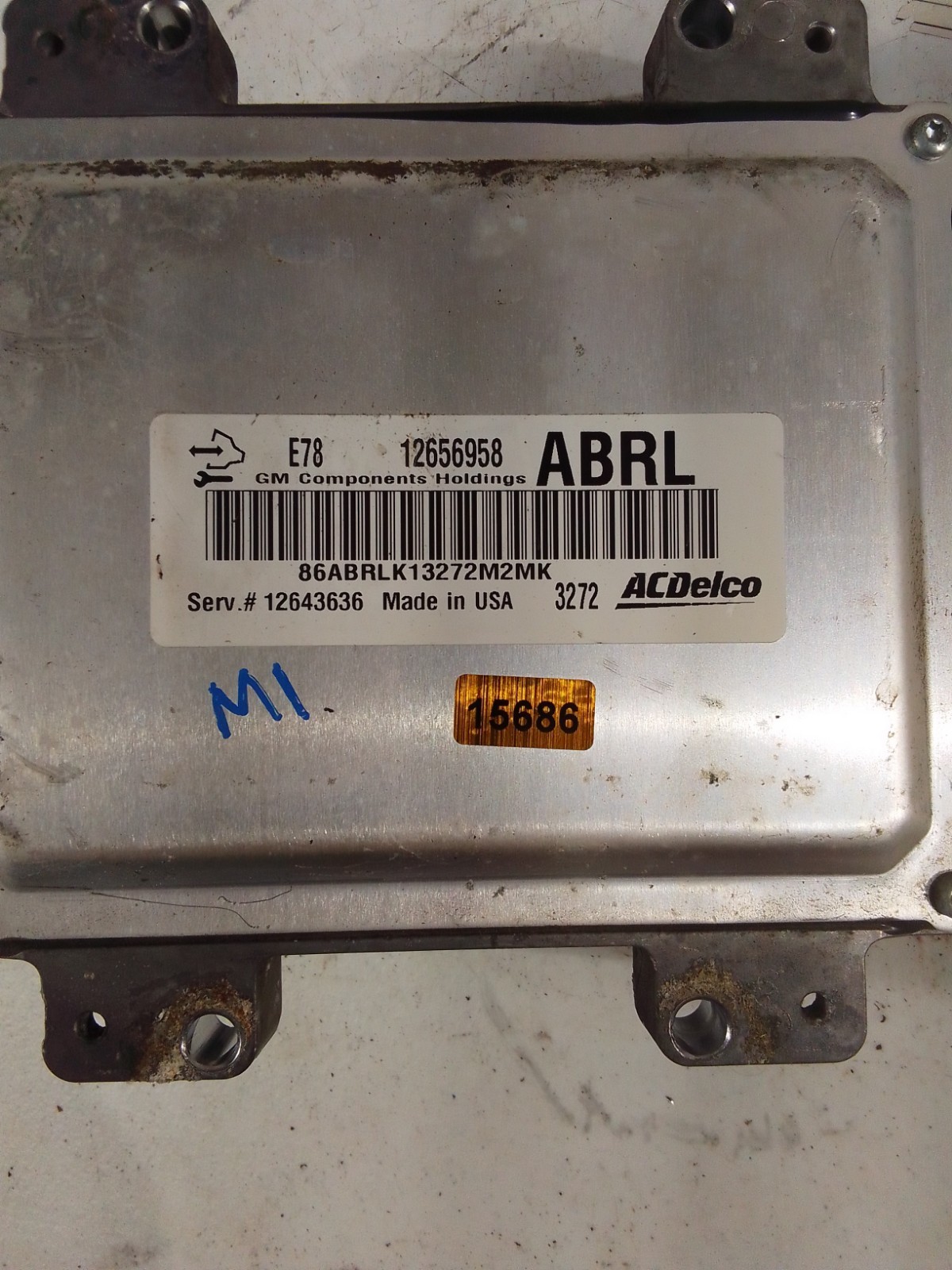 2012-2016 Chevy Engine Control Module Computer ECU 12656958 OEM