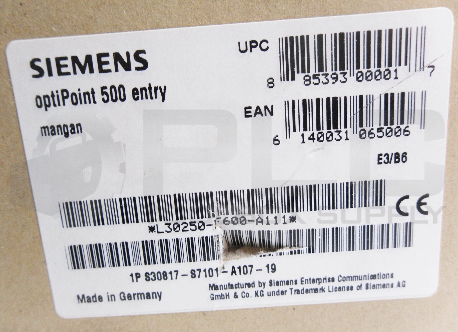 NEW SIEMENS S30817-S7101-A107-19 OPTIPOINT 500 ENTRY PHONE