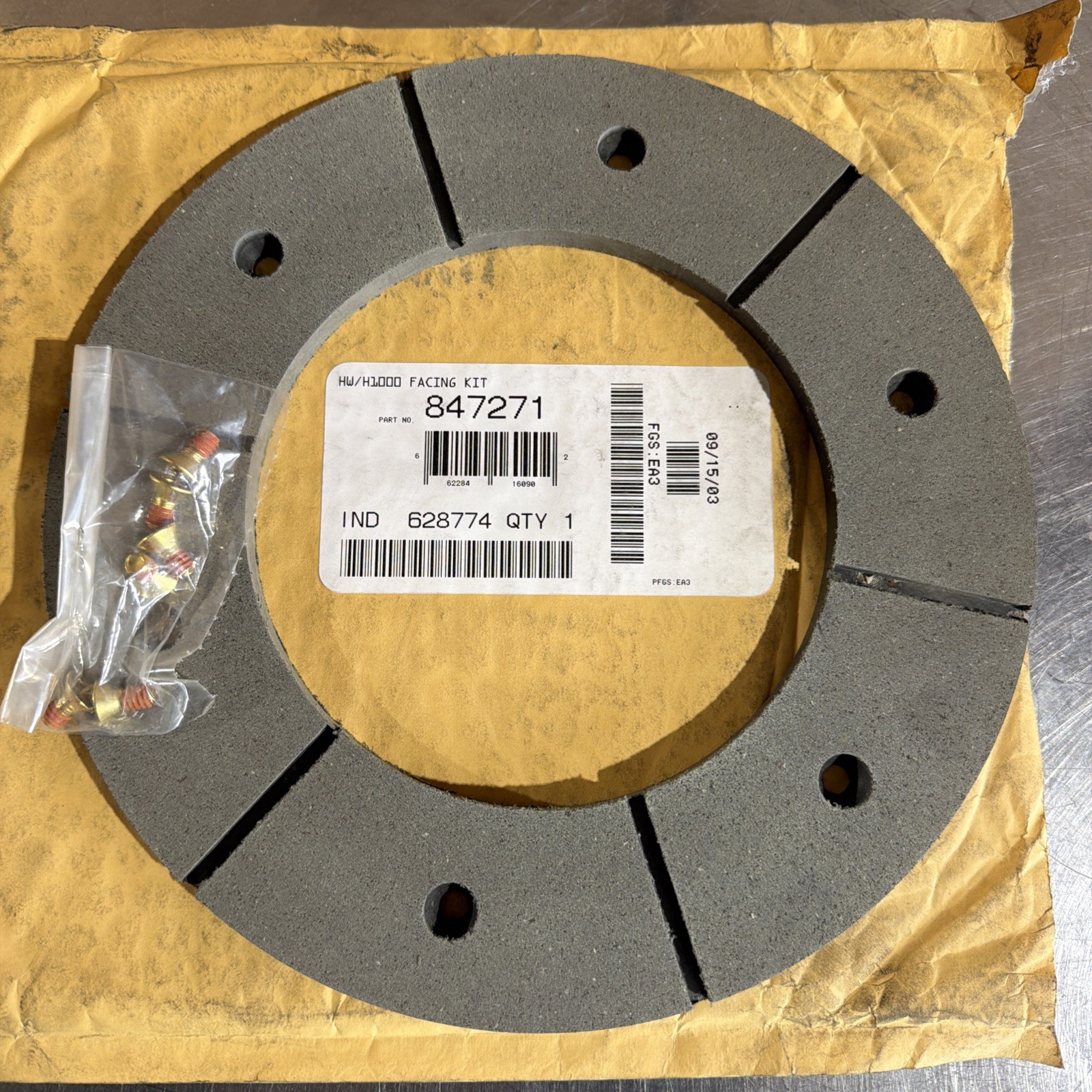 NEW HORTON 847271 FRICTION DISC HF200-0883-5092
