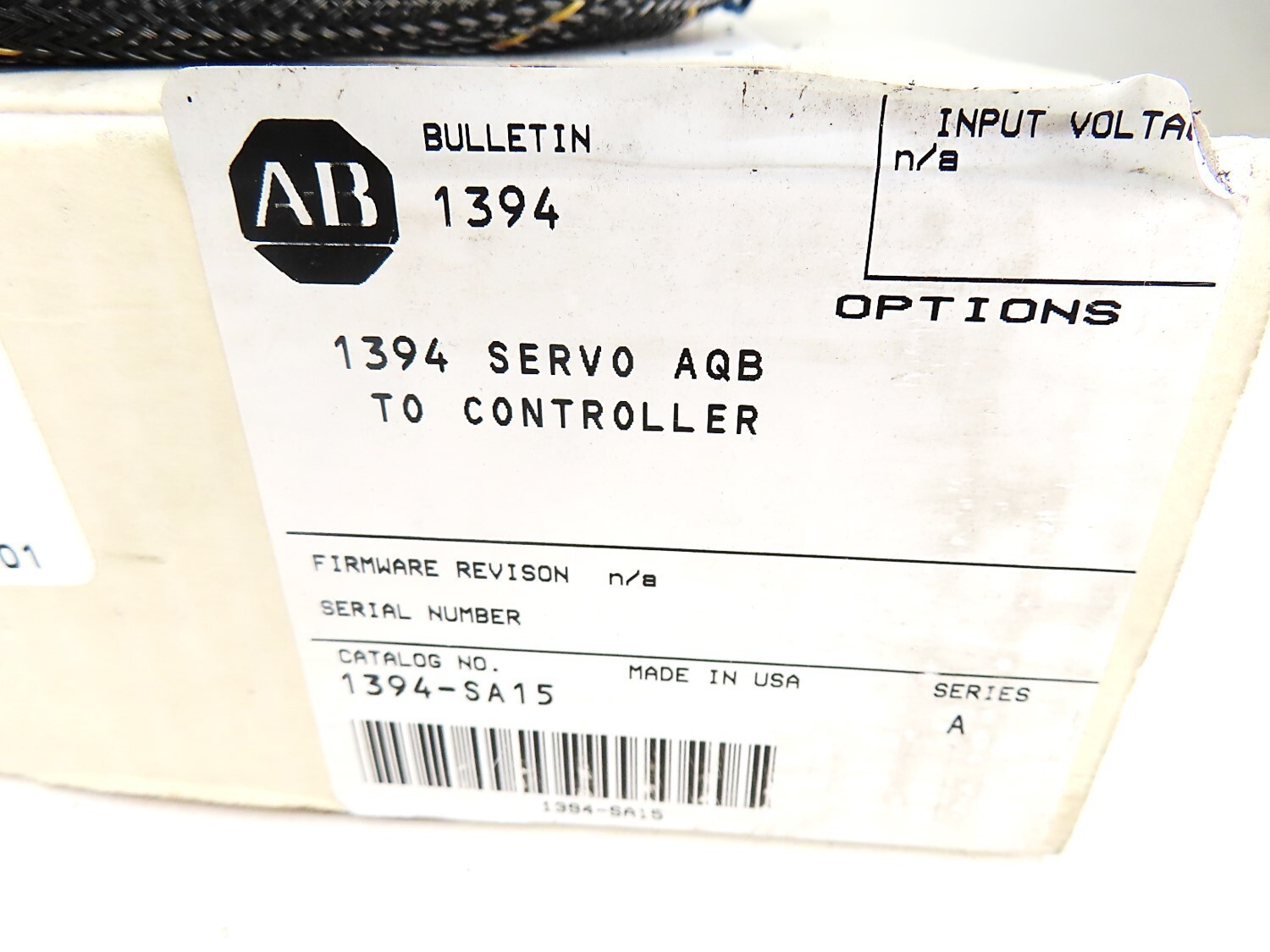 Allen Bradley 1394-SA15 Servo AQB Controller Cable 15′ (see dscp) NEW IN BOX