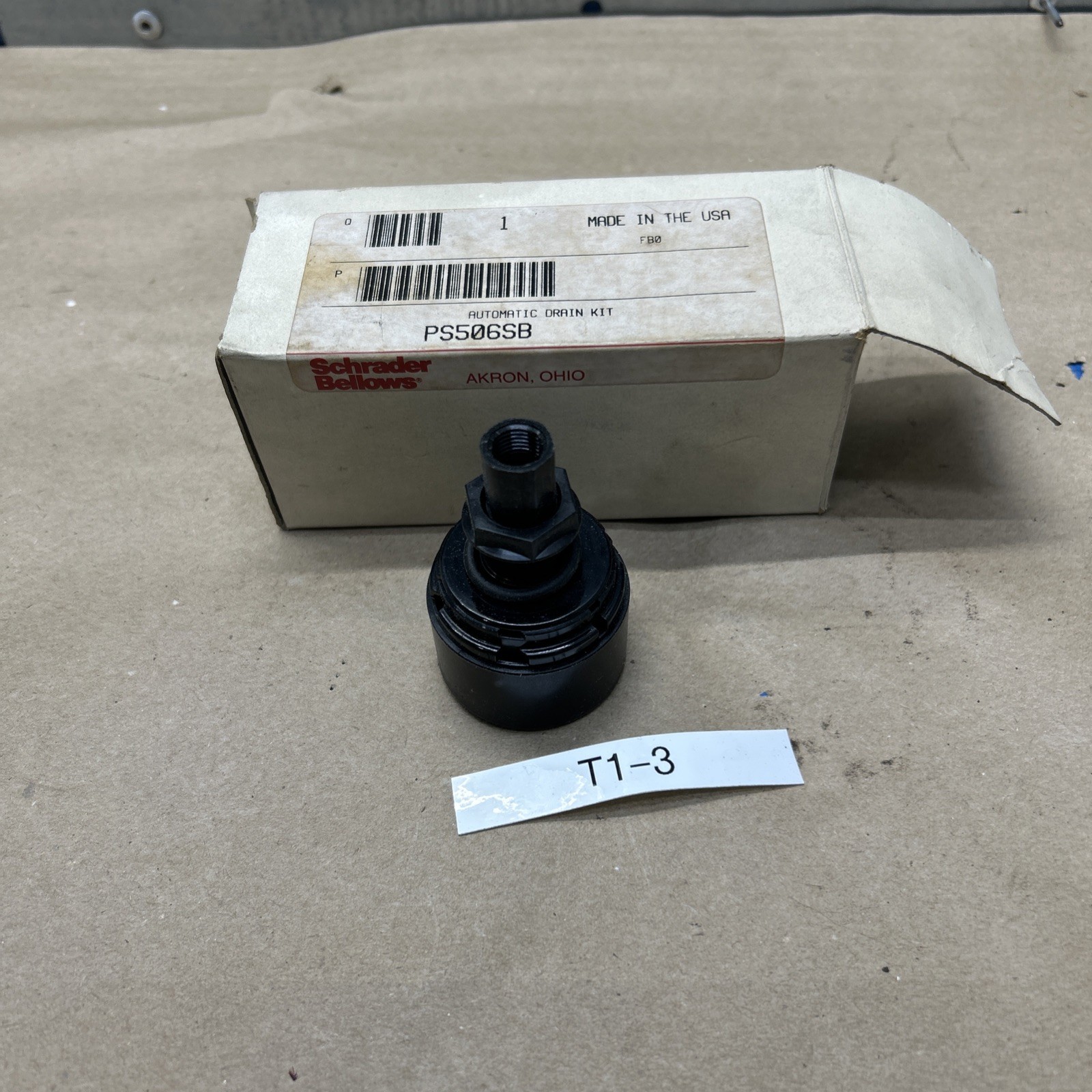 NEW SCHRADER BELLOWS PS506SB AUTOMATIC DRAIN KIT FAST SHIPPING! + WARRANTY