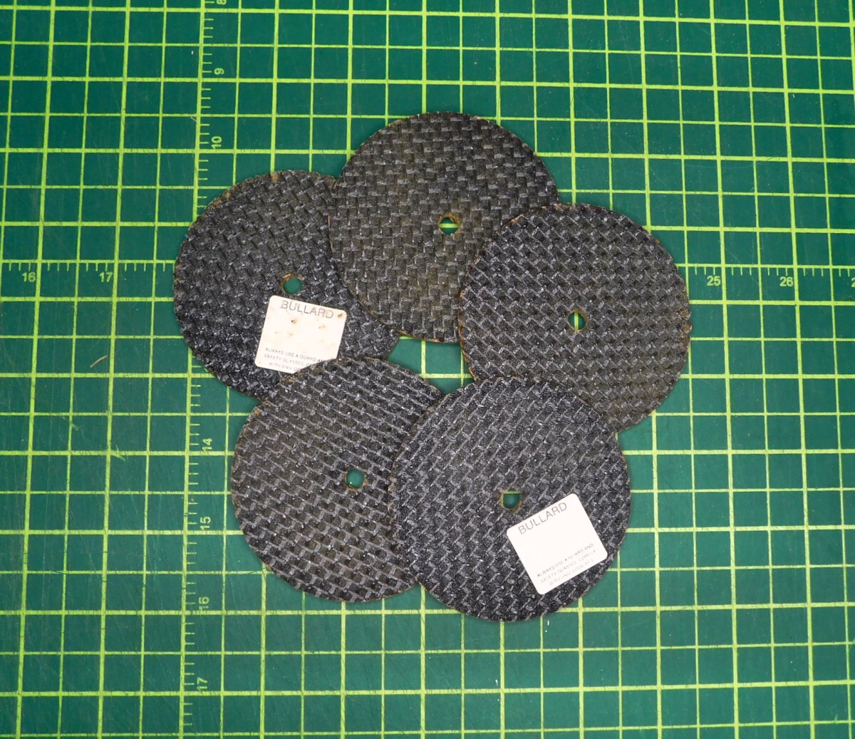 Bullard Abrasives 53333 Type 1 Grinding Wheel 3″ X 1/8″ x 1/4″ (25-Pack)
