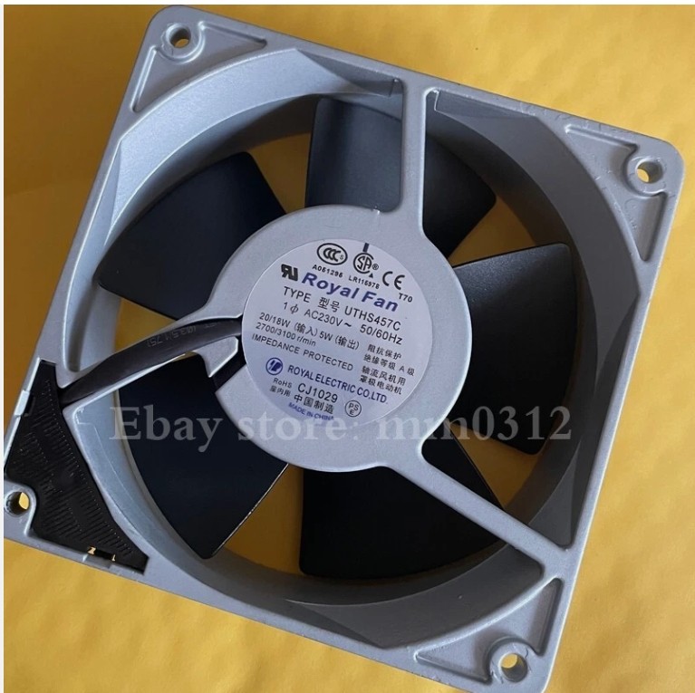 1pcs ROYAL FAN UTHS457C 230V 20 / 18W 12038 all metal fan