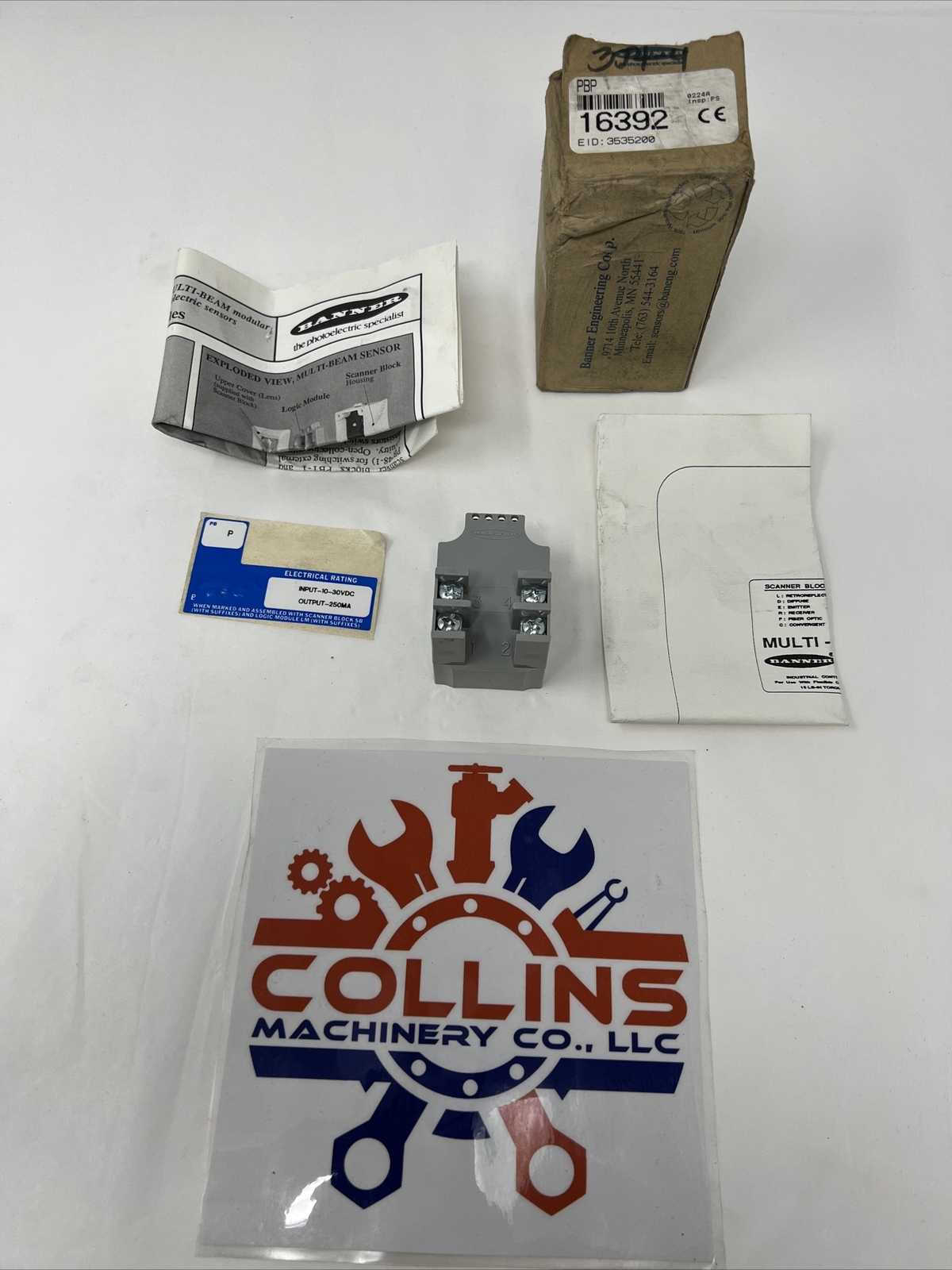 Banner Engineering PBP 16392 Multi-Beam Power Block 3A, 4 Wire, 10-30VDC