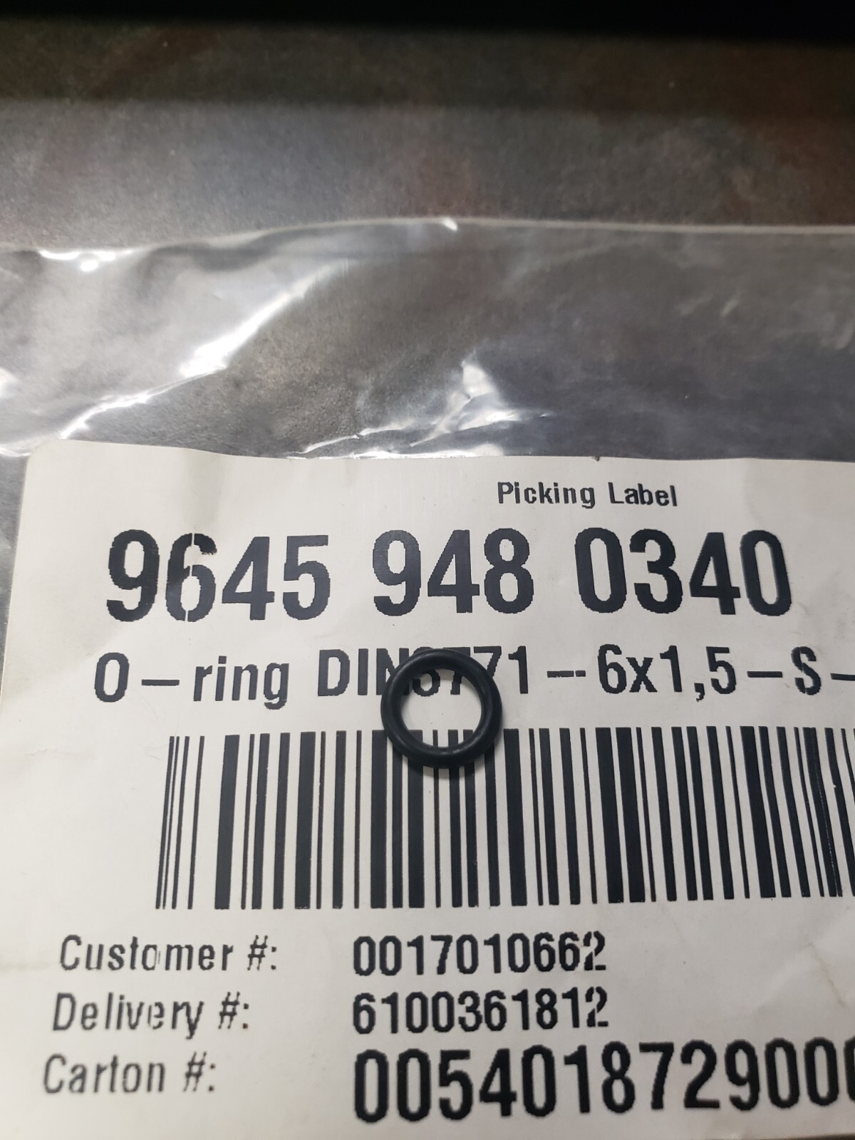 STIHL OEM O-RING 9645-948-0340