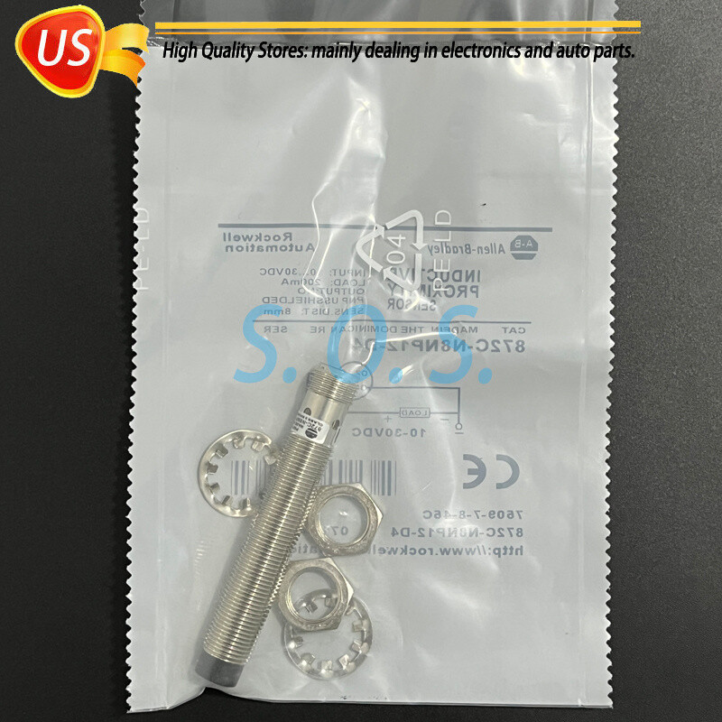 Fit For Allen-Bradley 872C-N8NP12-D4 Inductive Proximity Sensor 10…30VDC 200mA