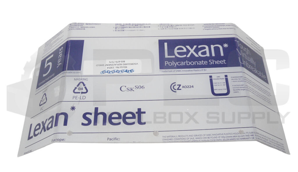 FLEXBAR 13054 VISORGUARD REPLACEMENT SHIELD, 16″ X 8″
