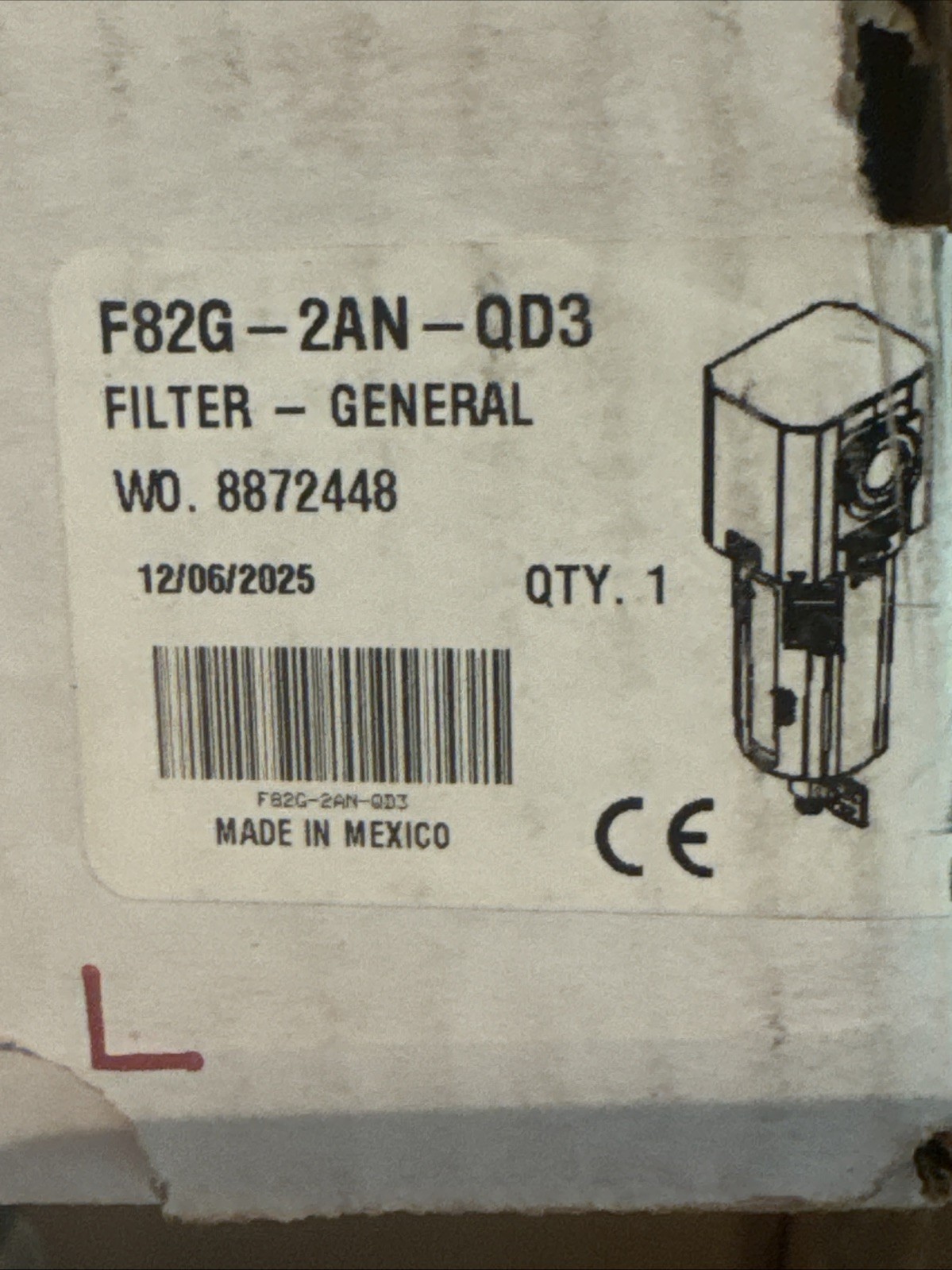 IMI NORGREN F82G-2AN-QD3 FILTER GENERAL Excelon Plus 82 Series air preparation