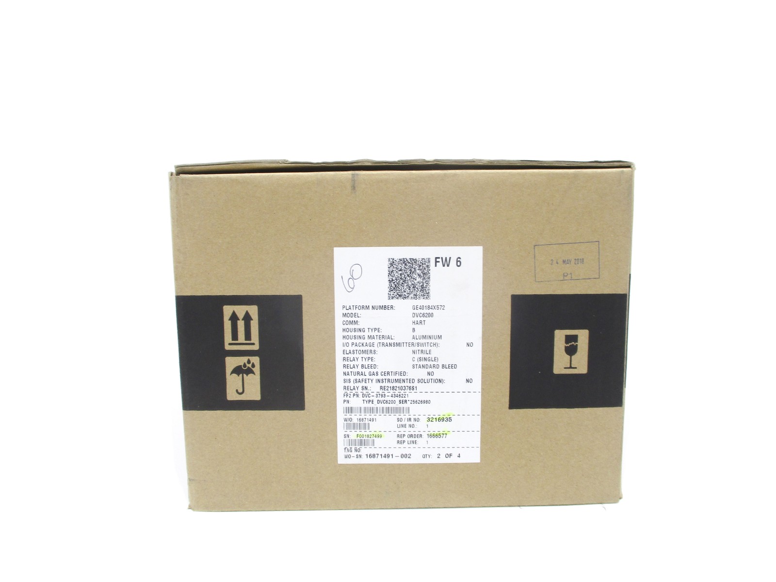 FISHER DVC6200HW2 30VDC 145PSI NSMP