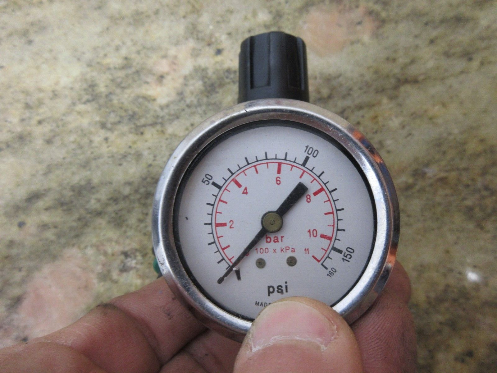 HARDINGE COBRA 42 CNC LATHE LC VALVE W/ PSI GAUGE AIR FILTER REGULATOR