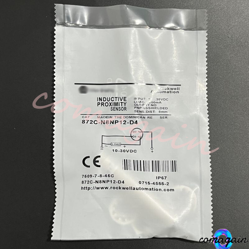 10-30VDC 200mA 8mm For Allen-Bradley 872C-N8NP12-D4 Inductive Proximity Sensor