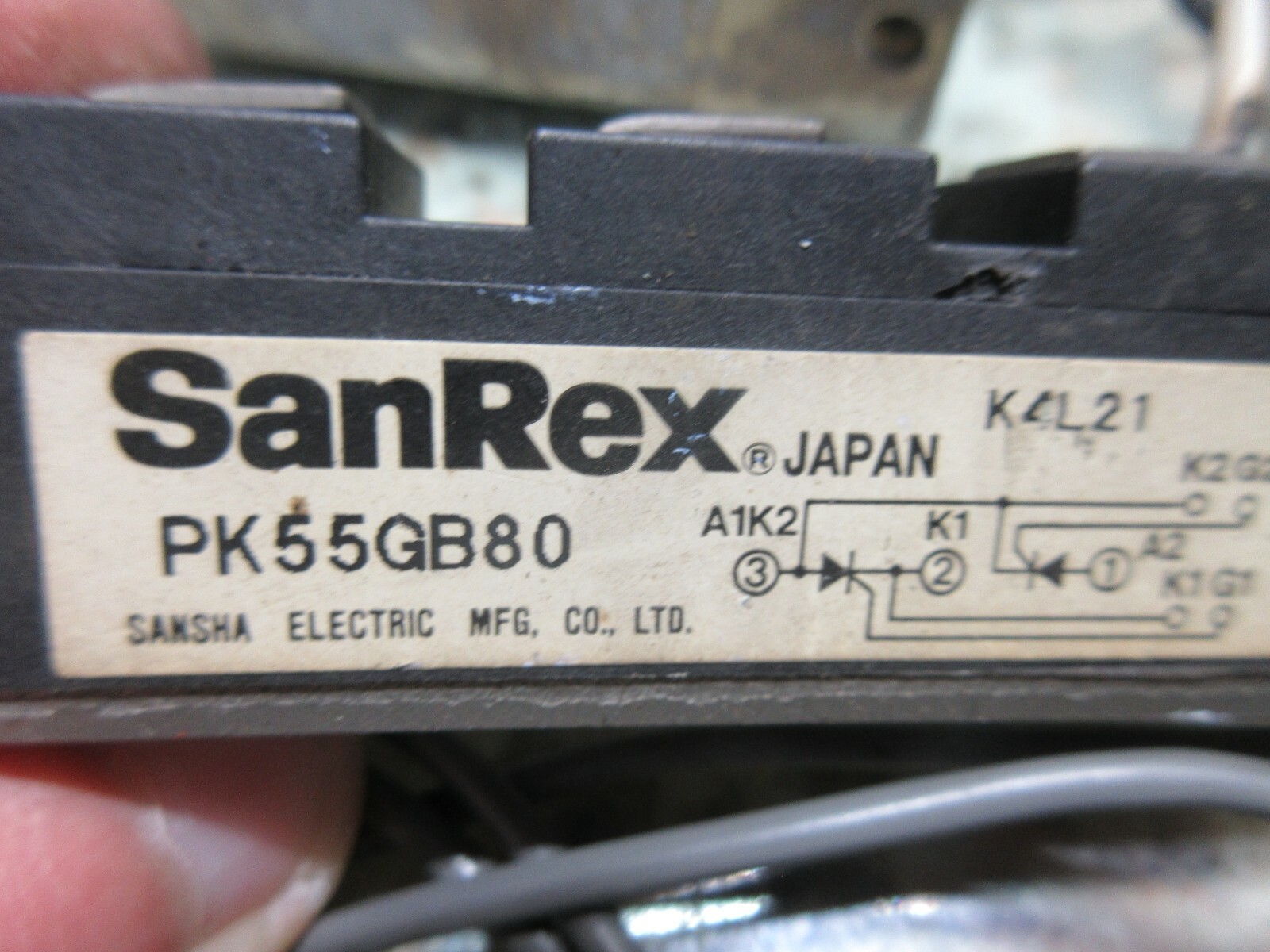 SANREX POWER MODULE PK55GB80 K4L21 A1K2 EACH 1