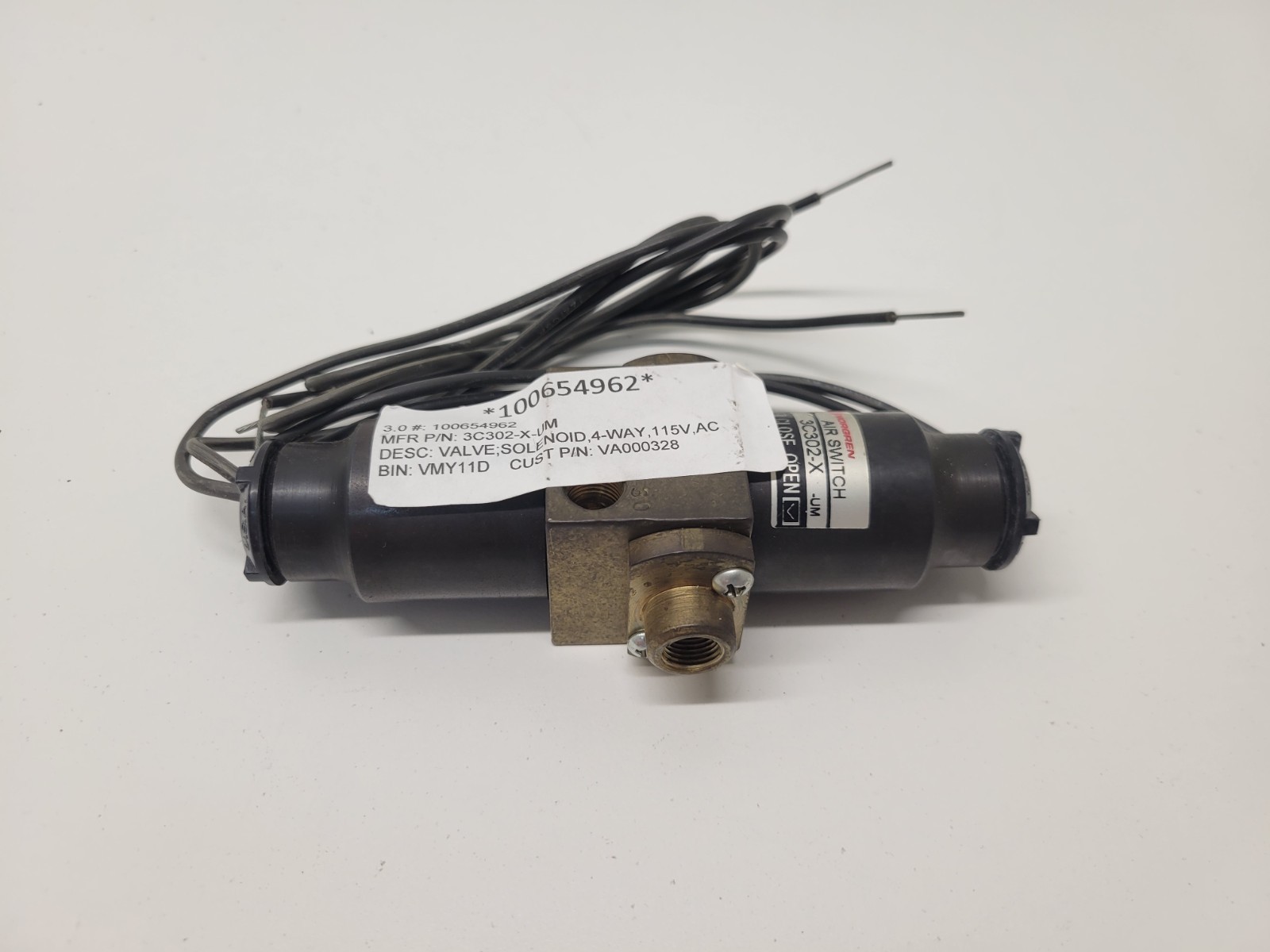 NEW OLD STOCK! NORGREN AIR SWITCH 3C302-X