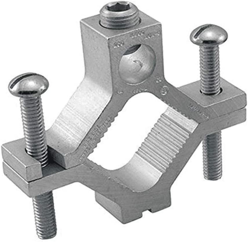 Ilsco AGC-1 Aluminum Alloy Dual Rated Ground Clamp 1/2 – 1 Inch 1/0-14 AWG