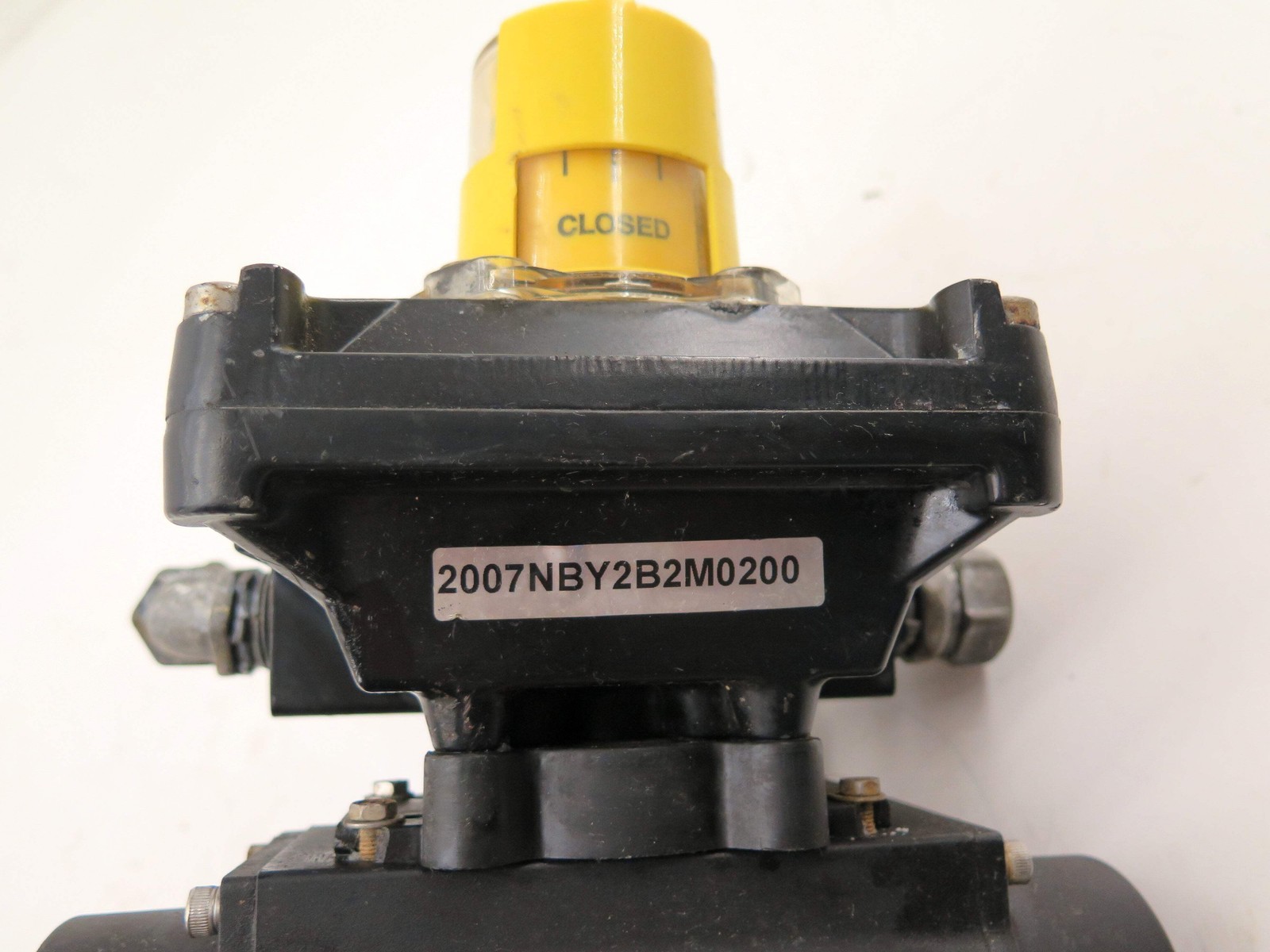 Keystone F89U-004 SR08 Pneumatic Rack & Pinion Actuator & 2007NBY2B2M0200