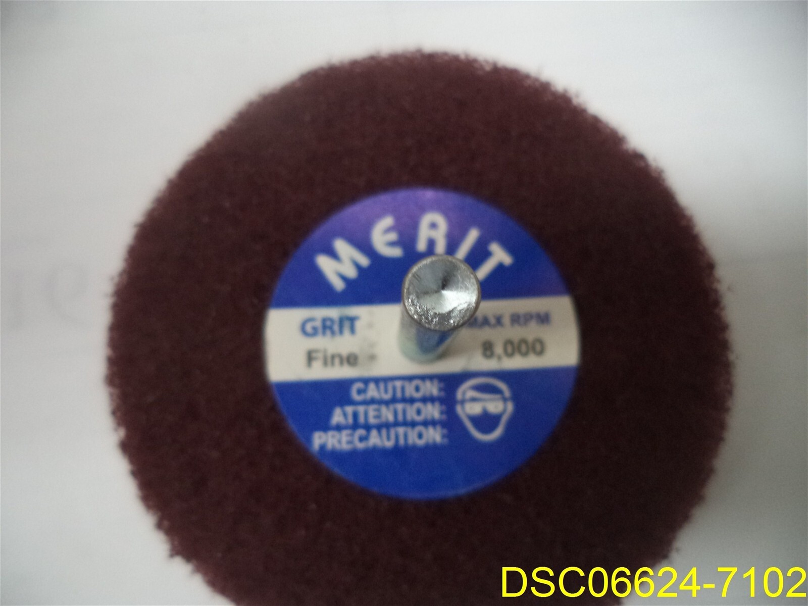 Qty = 6: Merit Abrasives 3″ x 1″ 5 Ply Fine Abrasotex Disc Wheels – 08834131557