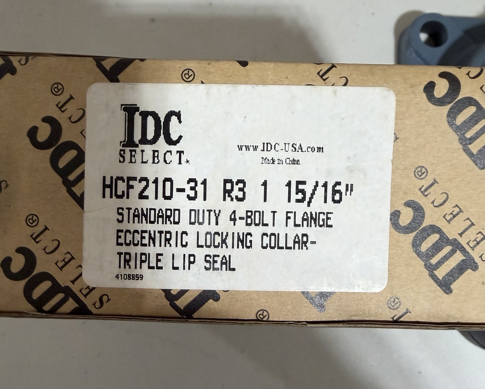 IDC HCF210-31 R3 1 15/16” Pillow Block Bearing With Eccentric