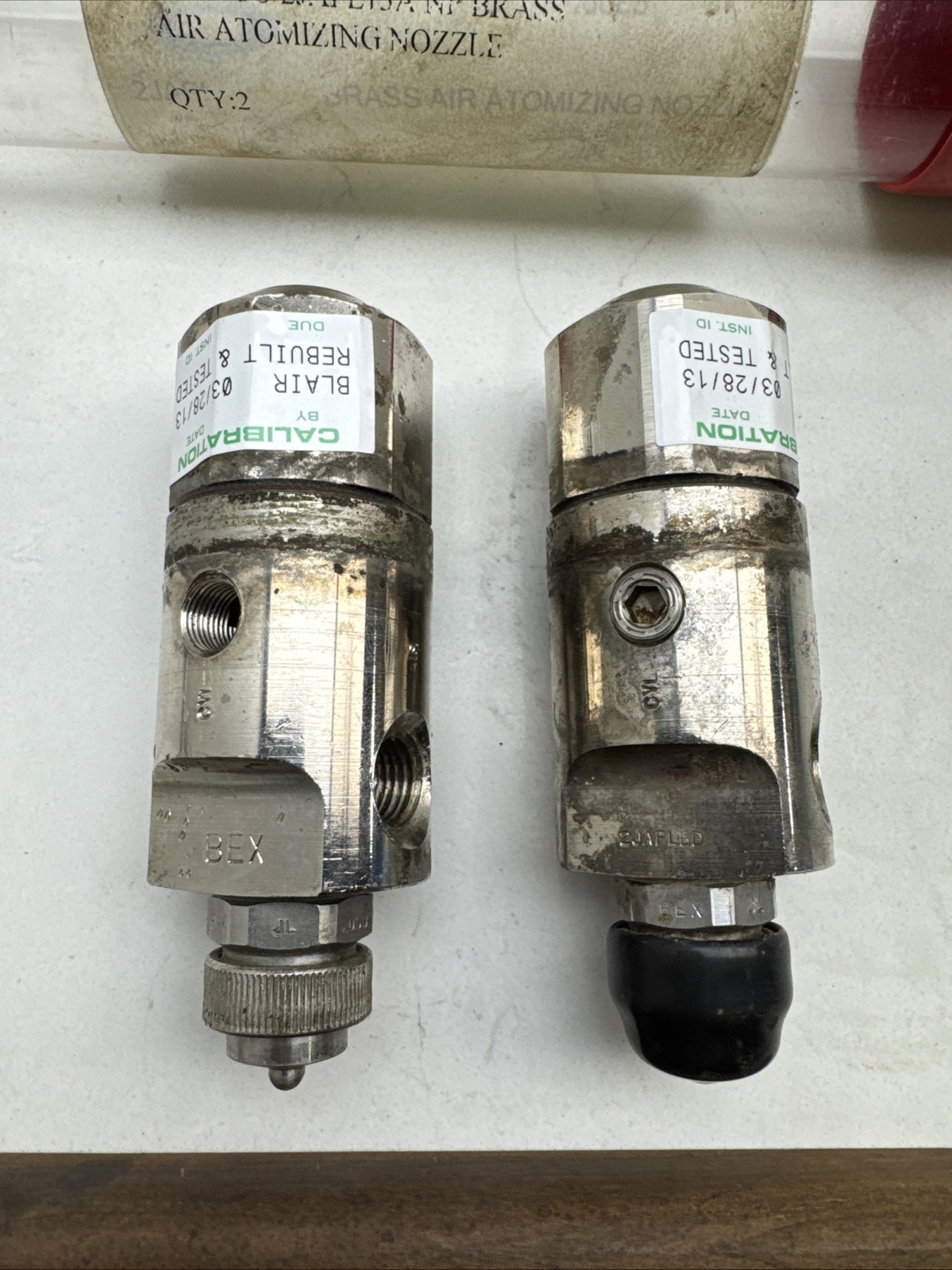BEX 2JAPLBD Auto Air Automated Nozzle Body Liquid Cap JPD30 316SS Factory Refurb