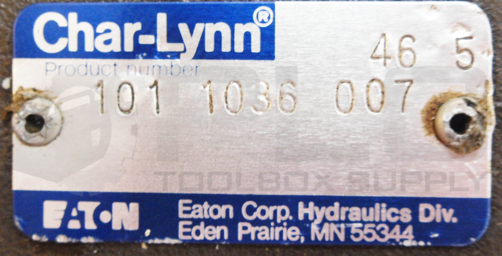 EATON CHAR-LYNN 101-1036-007 HYDRAULIC MOTOR 101-1036
