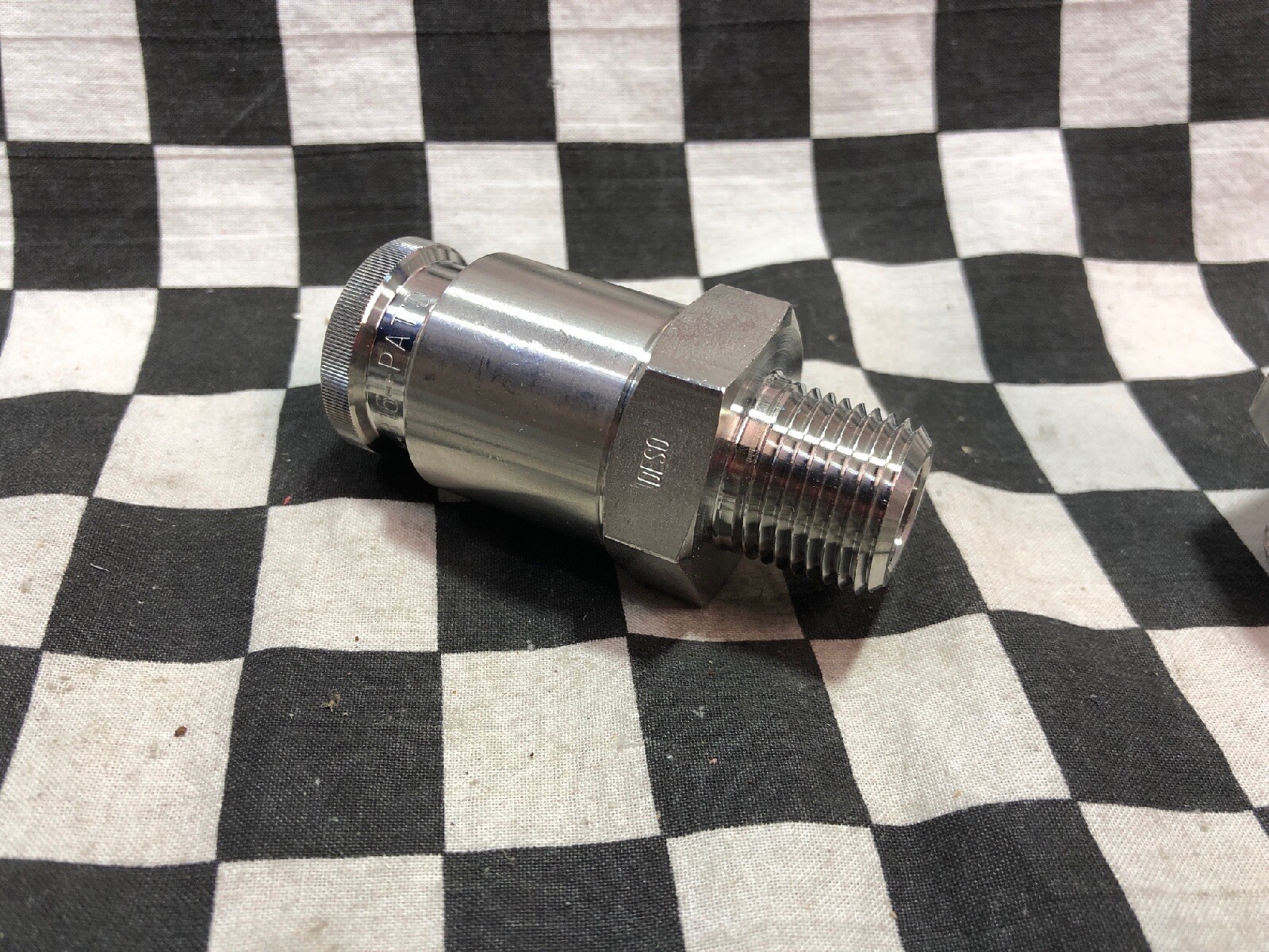 Lot Of 6 Swagelok Quick Connect Stem, SS-QTM8-D-8PM, SSQTM8-D8PM, SHIPSAMEDAY