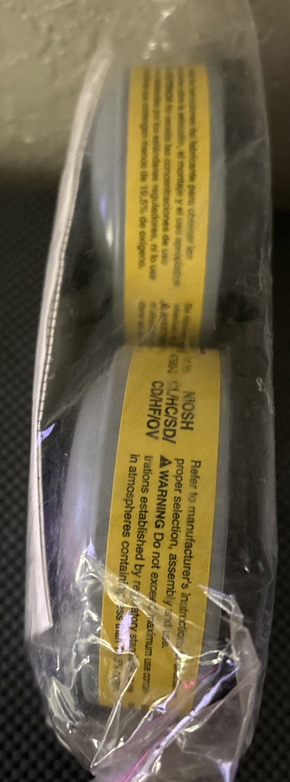 Honeywell North N7500-3 Organic Vapor and Acid Gas Cartridge N75003 – Unopened