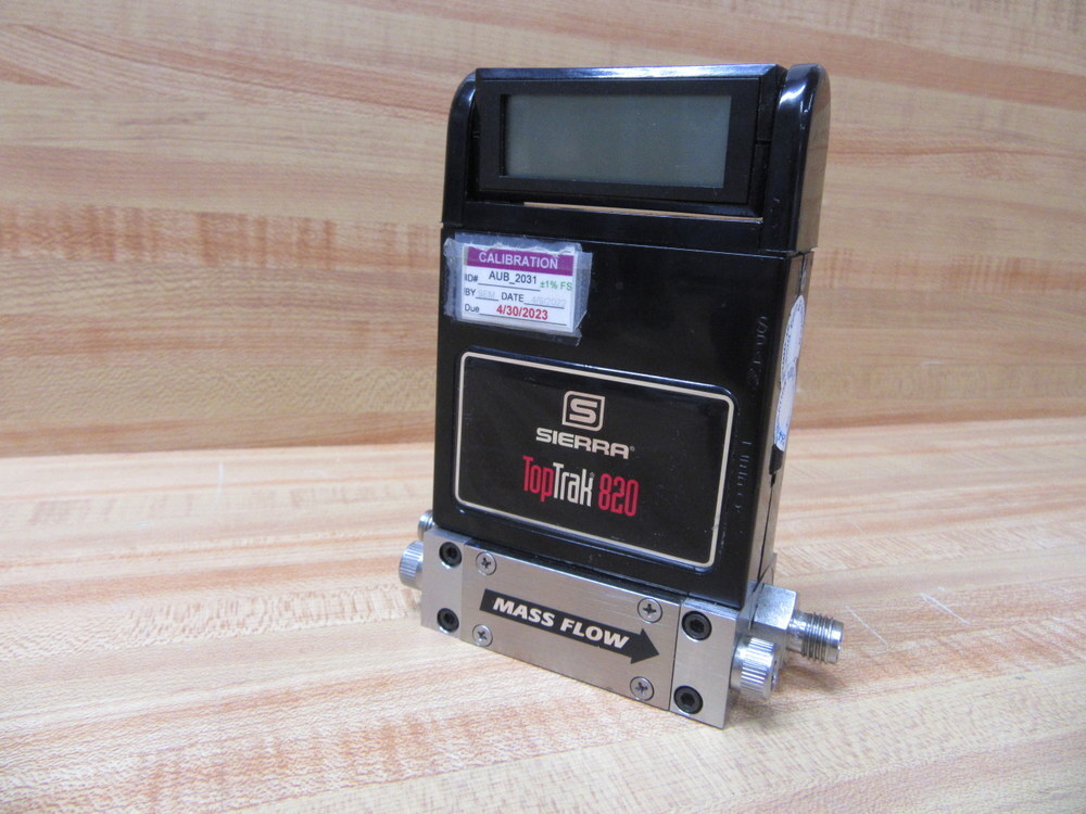 Sierra 822S-L-2-OV1-PV1-V1-HP/SCR #2700 Mass Flow Meter 0-20 SCCM 120 PSI