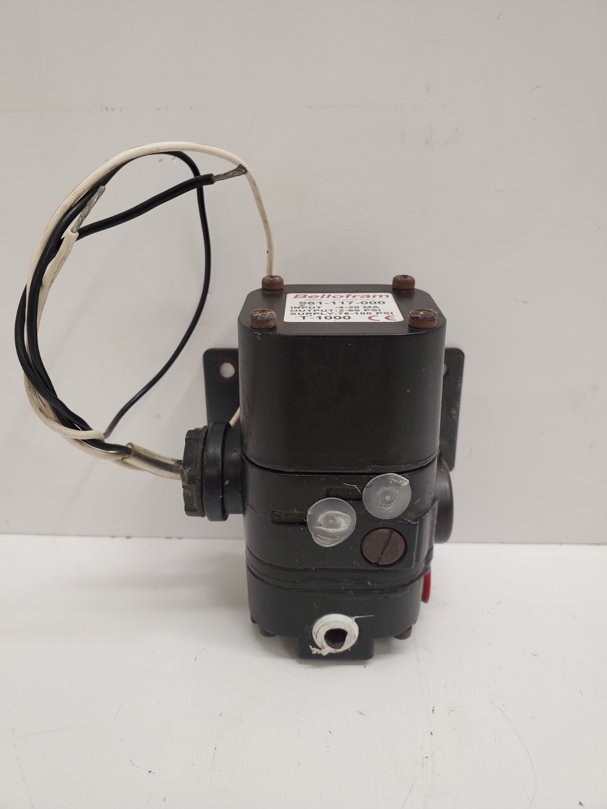 GOOD USED! MARSH BELLOFRAM 75-100PSI PRESSURE TRANSMITTER 961-117-000