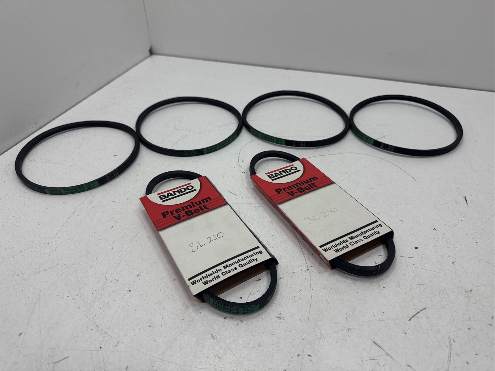 (Qty.6) Bando Duraflex GL 3L-210 , 3L210 , 3L 210 , Standard V-belt