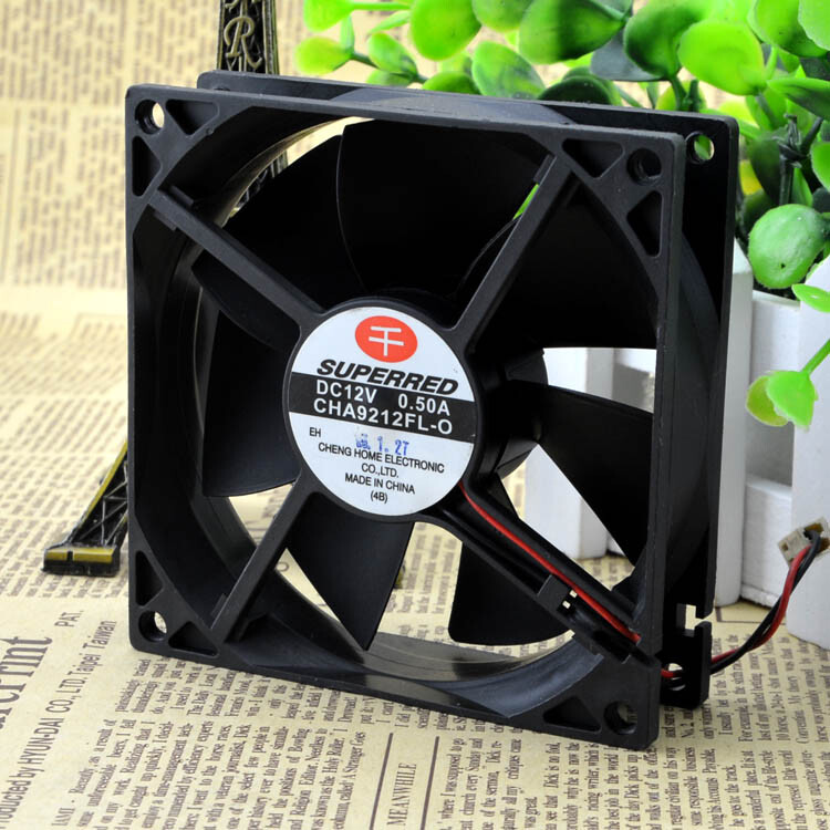 1PC NEW FOR SUPERRED CHA9212FL-O (E) 12V 0.50A 9025 FAN