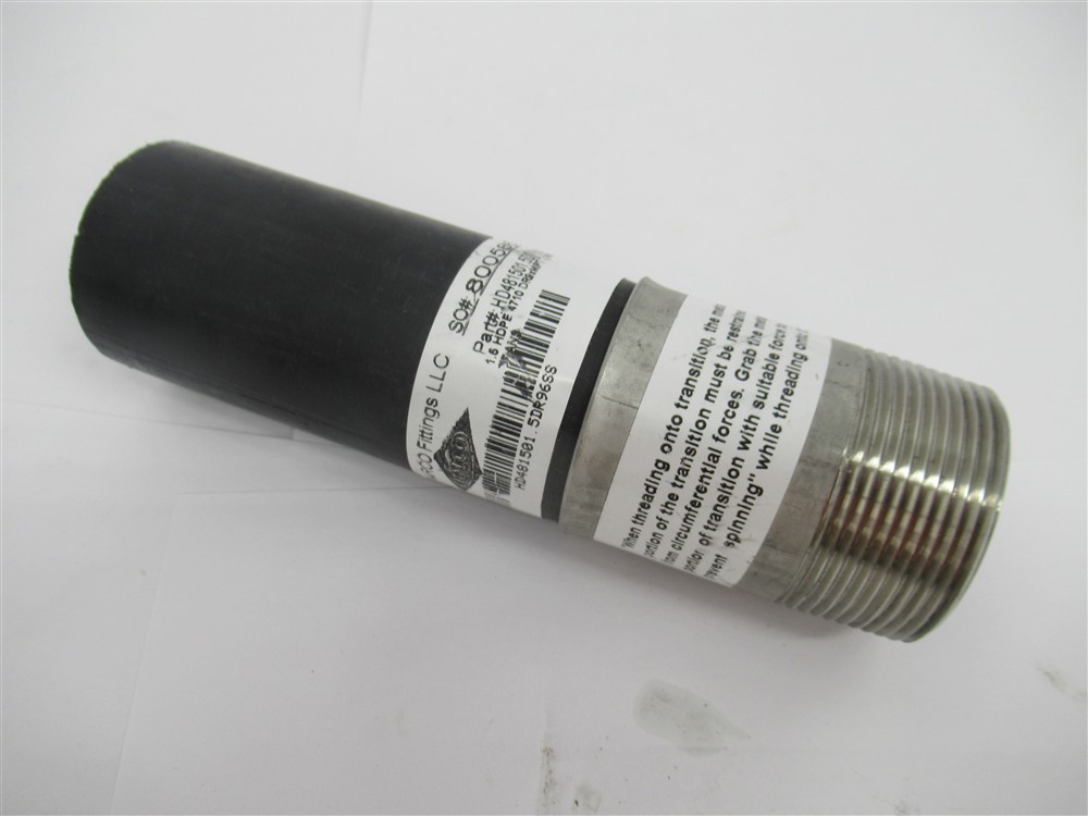 Harco HD481501.5DR96SS, 1.5″ HDPE 4710 DR9 x MIPT Fitting