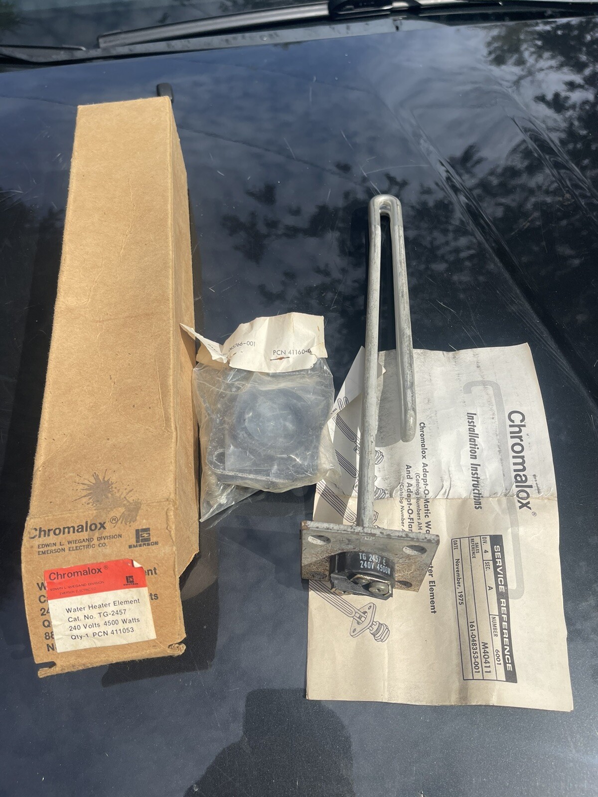 CHROMALOX TG-2457e HEATING ELEMENT Rare NOS 4500w