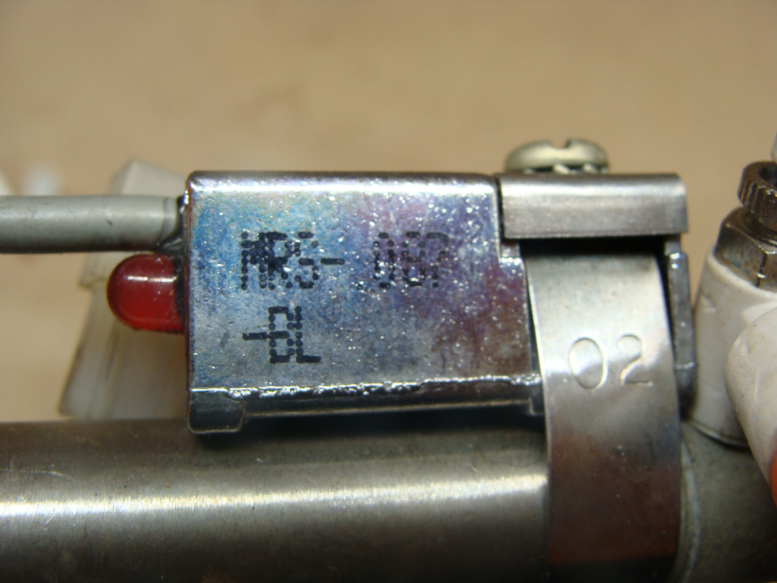 BIMBA 024-DXP PNEUMATIC CYLINDER WITH MRS-087-BL REED SWITCH