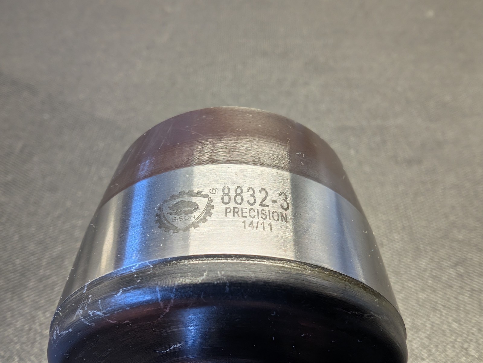 Bison 8832-3 Morse No. 3 Live Center With 60-Deg 5-570-203 Modified Blunt Insert