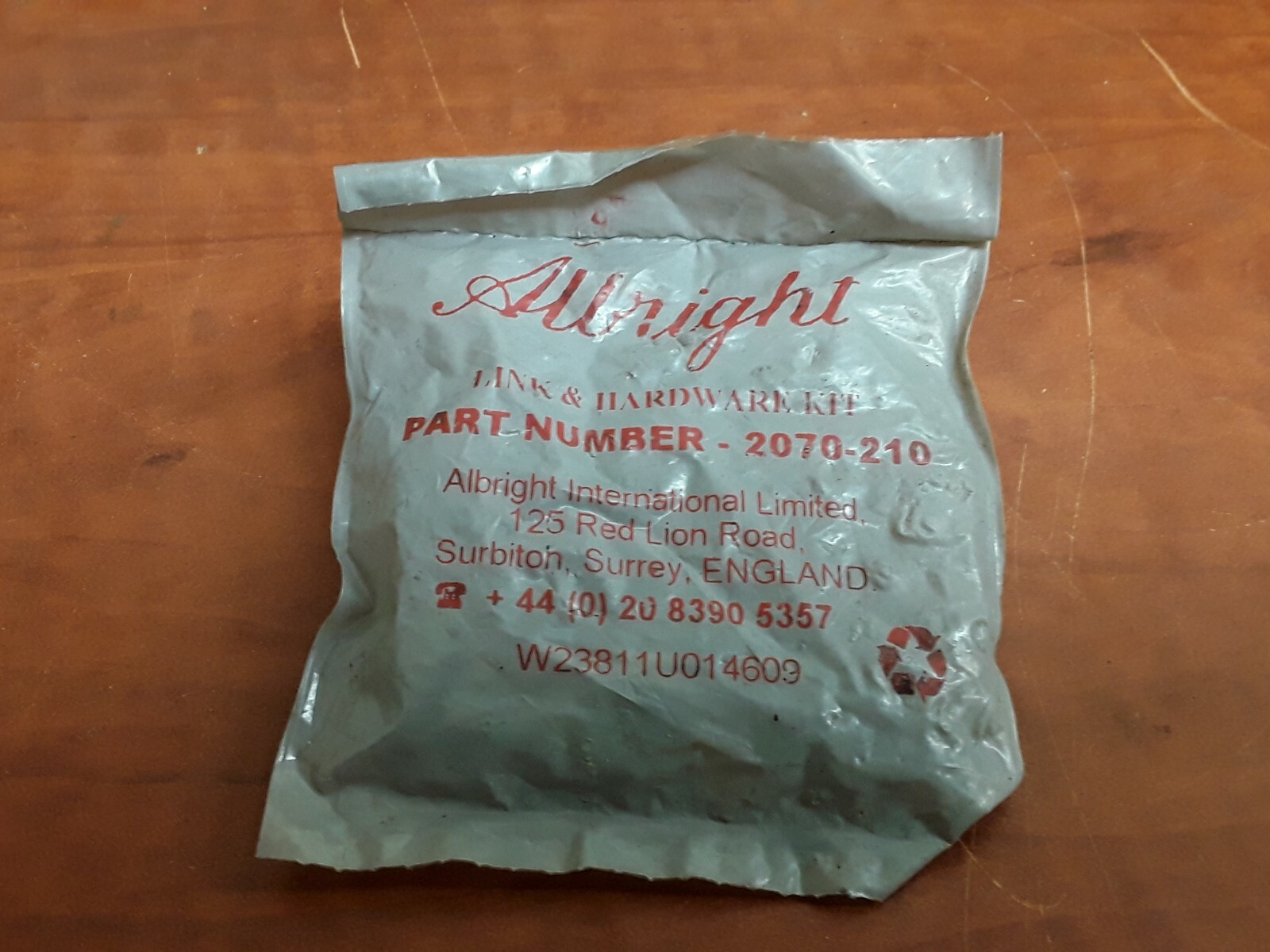 Albright Link & Hardware Kit 2070-210