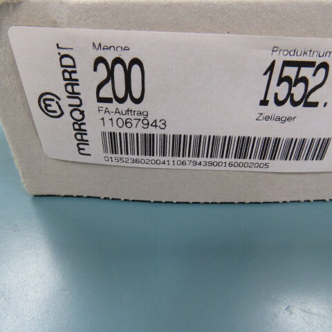 MARQUARDT SWITCHES 1552.3602 Qty of 10 per Lot Rocker Switch, DPST/ON-OFF, Non-