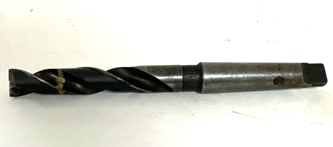 NATIONAL TAPER SHANK DRILL BIT 2-SPIRAL FLUTE OAL: 9-3/8″ SHANK LENGTH: 7/8″ MT3