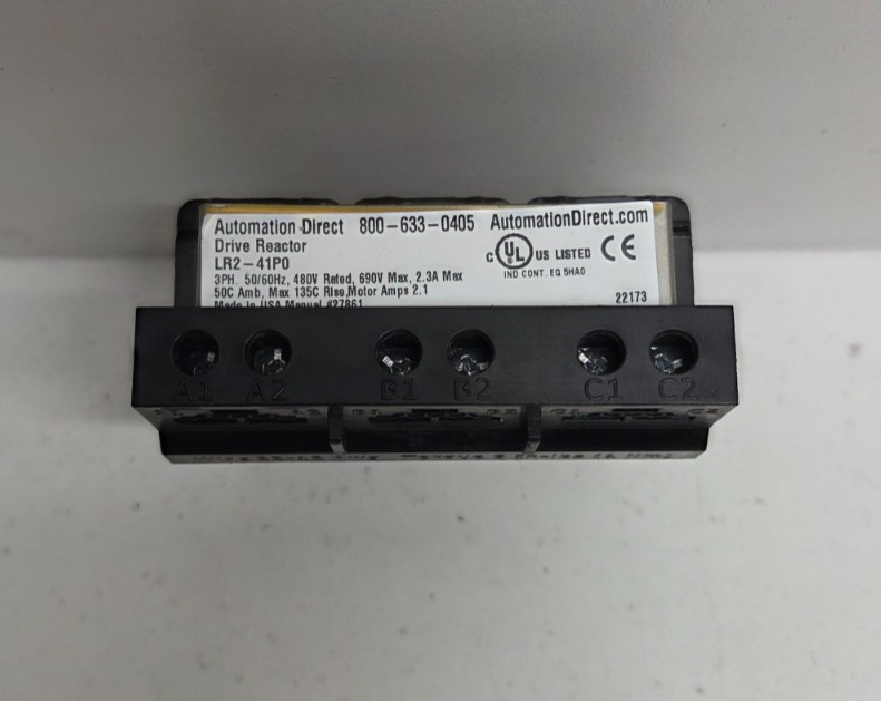 GUARANTEED! AUTOMATIONDIRECT 3PH 460V 2.1A LR2 LINE REACTOR LR2-41P0