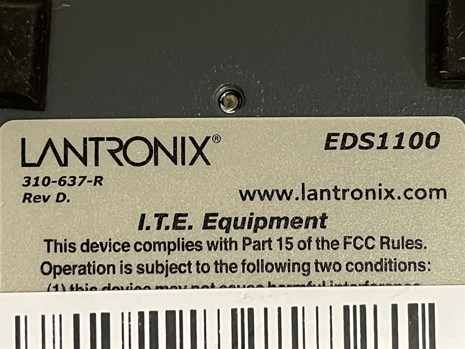 Lot of 2: Lantronix EDS1100 Hybrid Ethernet Terminal Device Server 080-409-000-R