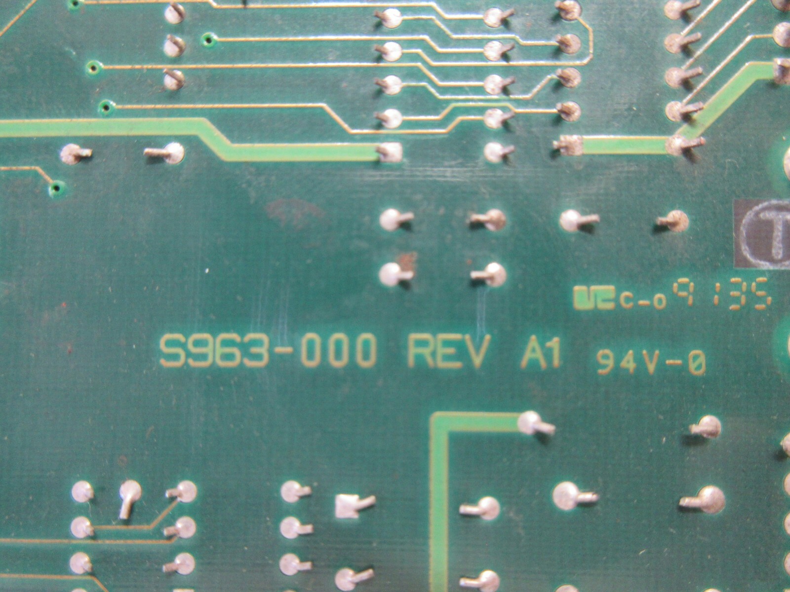 GOULD MODICON CIRCUIT BOARD PCB S963-000 REV A1 (C) AS-S963-002 REV A3