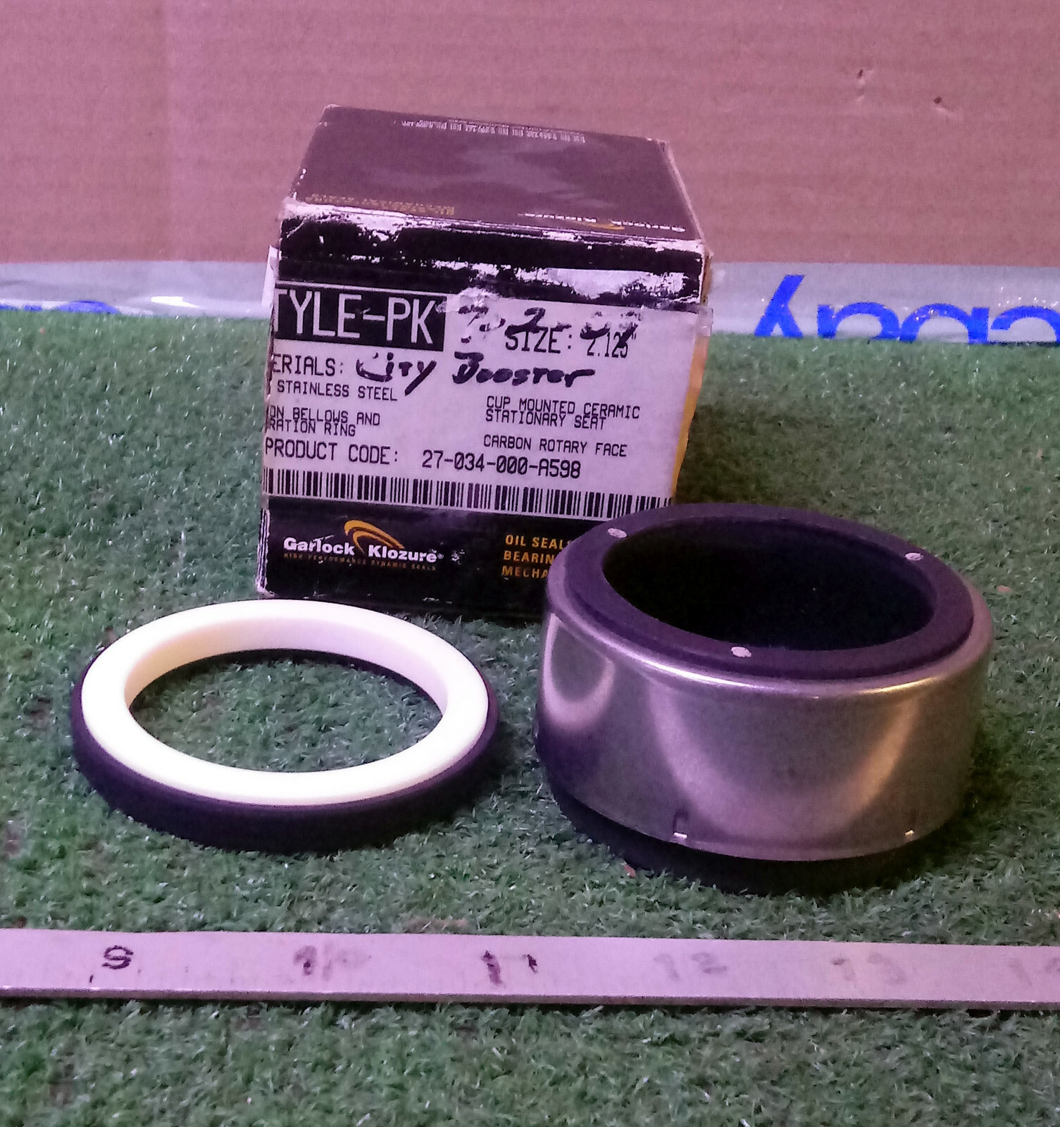 1 NEW GARLOCK KLOZURE 27-034-000-A598 STYLE-PK SEAL ASSY NIB ***MAKE OFFER***