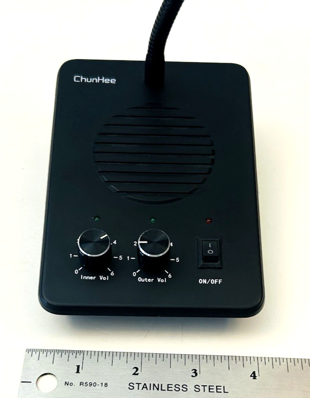 ChunHee Intercom Dual-Way Anti-Interference Microphone w/ Charger