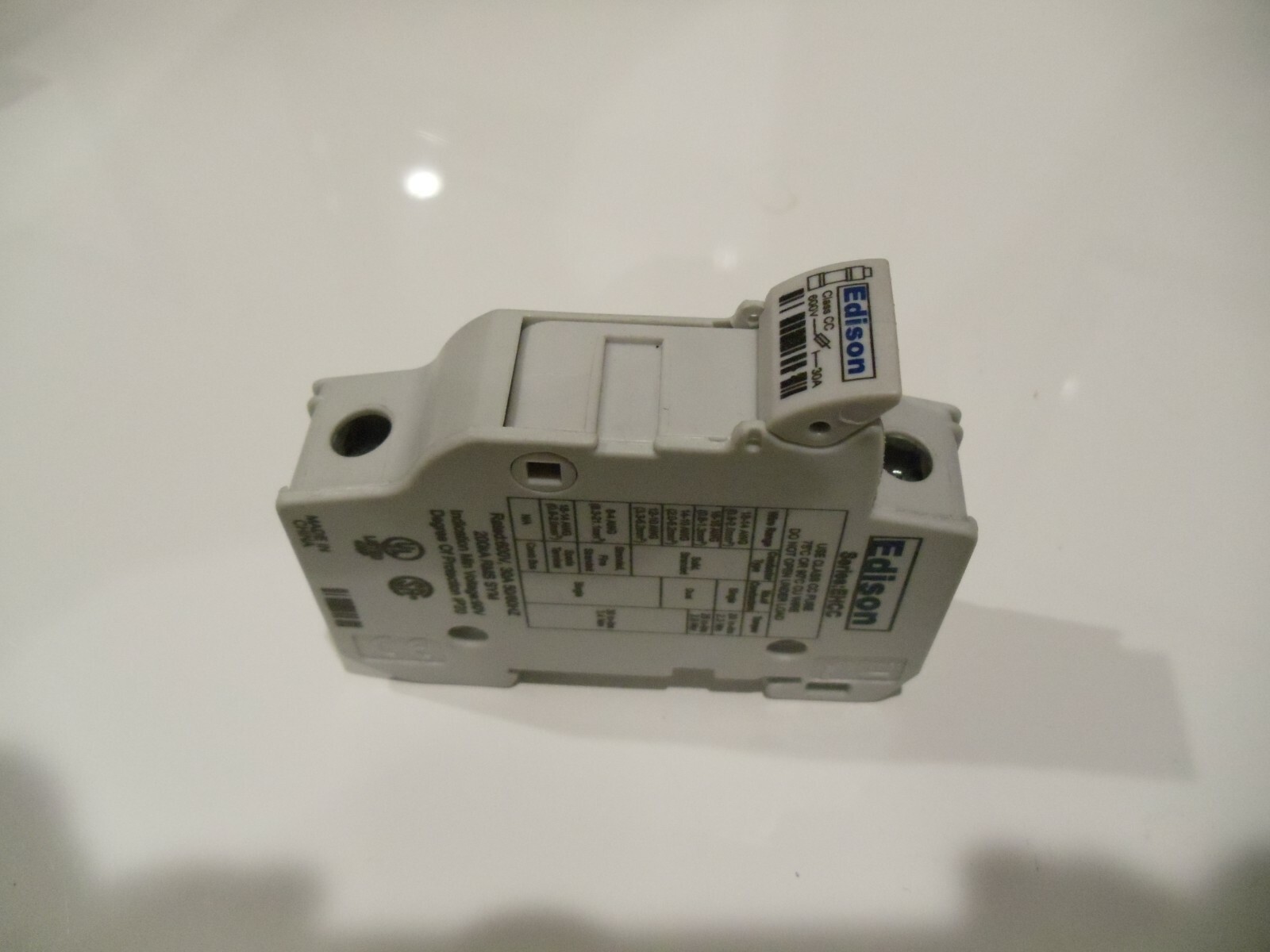 EDISON – EHCC – 1 Pole 30 A 600V Class CC Fuse