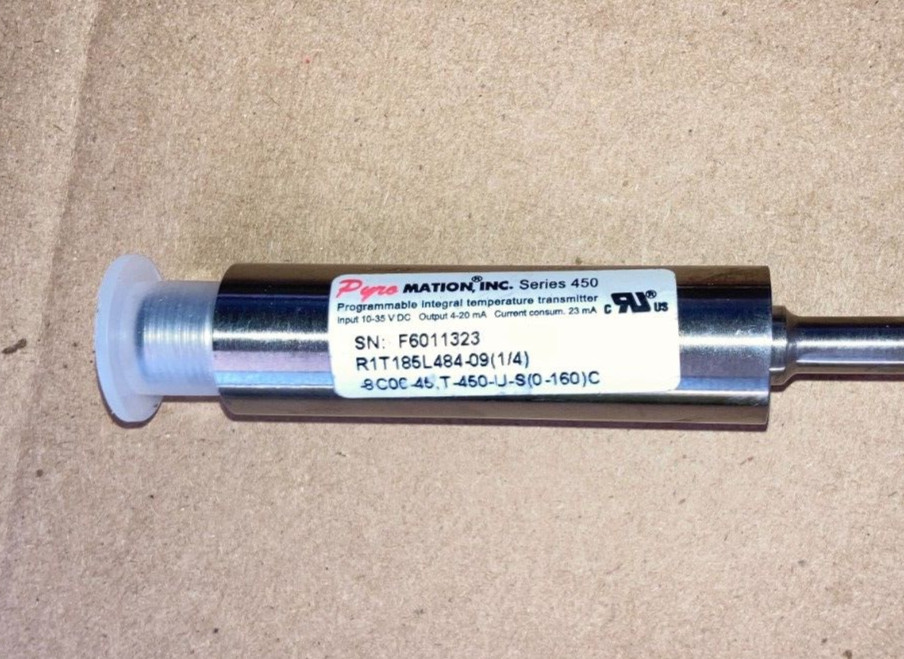 Pyromation Series 450 Programmable Integral Temperature Transmitter R1T185L484