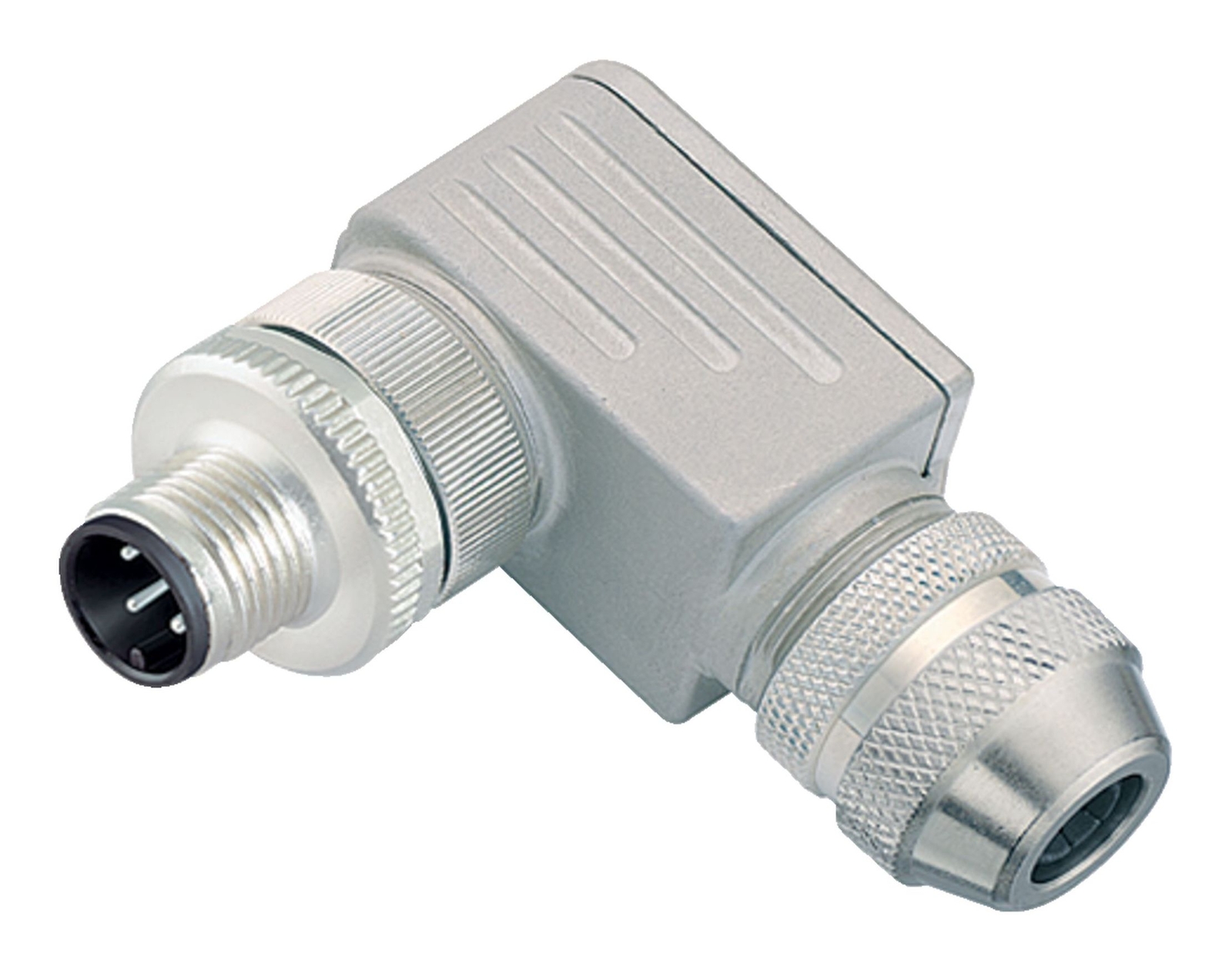 Binder-USA 99-3729-820-04 M12-D Male angled connector Contacts: 4 6.0-8.0mm…