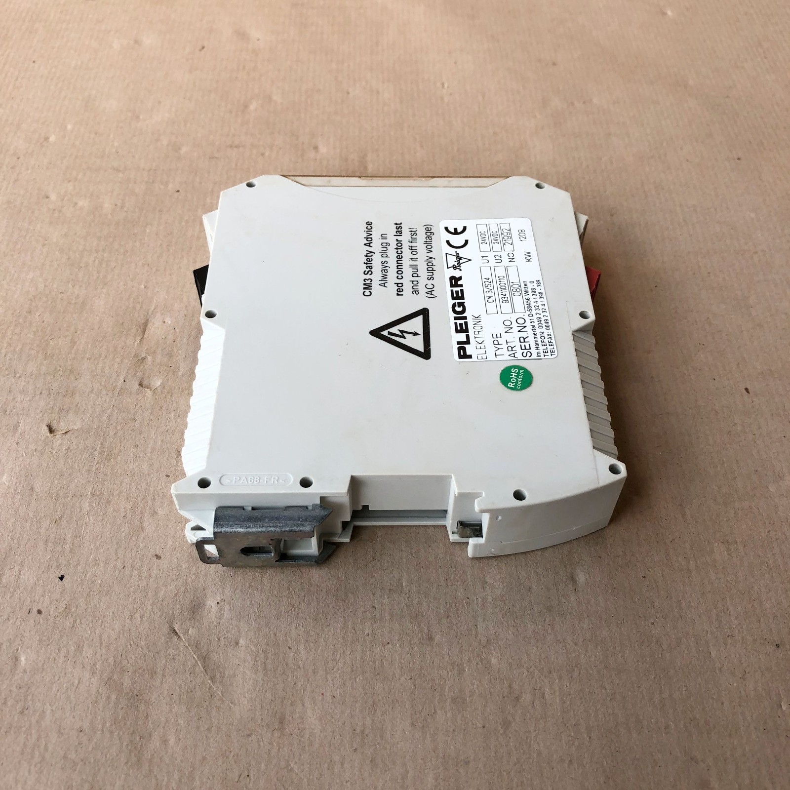PLEIGER CM3 S24 CONTROL MODULE 9341100110