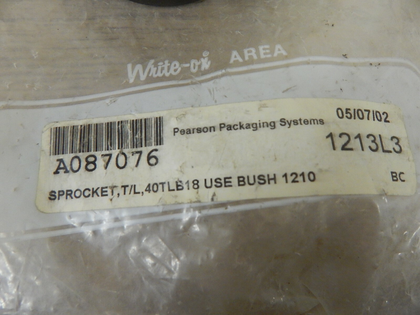 NEW Pearson Packaging Systems 1213L3 401LB18 Sprocket *FREE SHIPPING*