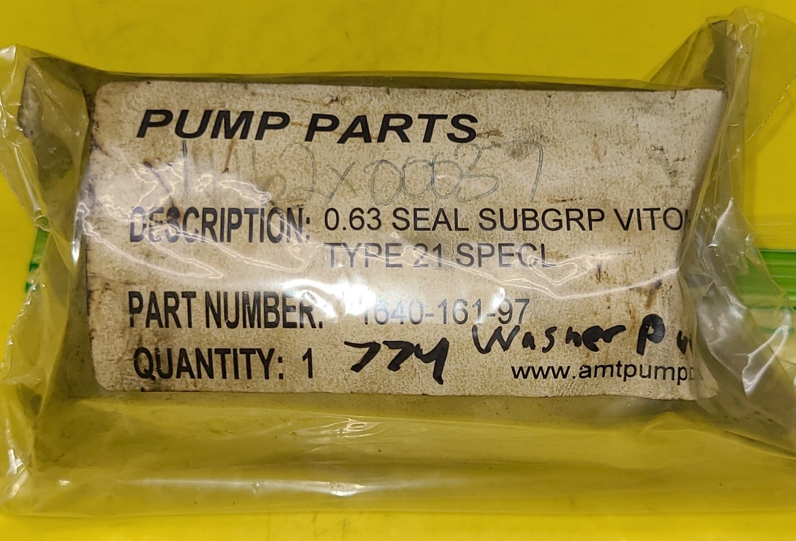 AMT 1640-161-97 Pump Repair, 5/8″ VITON TYPE 21 SPL SEAL SUBGROUP KIT