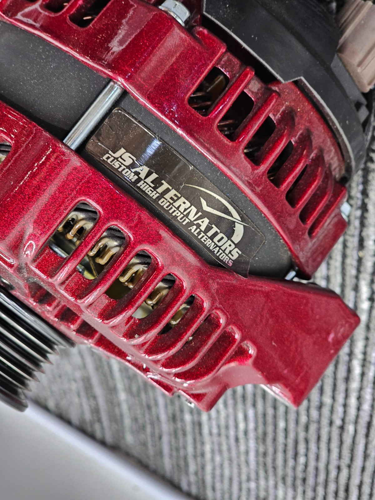 JS Alternators High Output Alternator Red Colored For Automotive Part
